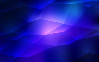 Koyu pembe, mavi zemin hatları, üçgenler ile vektör. Üçgenler ile soyut degrade illüstrasyon. Akıllı tasarım, iş reklam için.