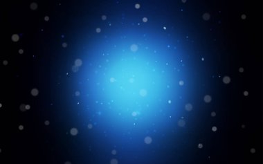 Güzel kar taneleri ile koyu mavi vektör kapak. Modern geometrik soyut Illustration kristalleri ile buz. Desen yıl yeni Web siteleri için kullanılabilir.