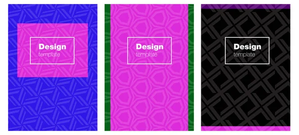 Patrón Vectorial Multicolor Oscuro Para Revistas Concepto Diseño Abstracto Brillante — Vector de stock