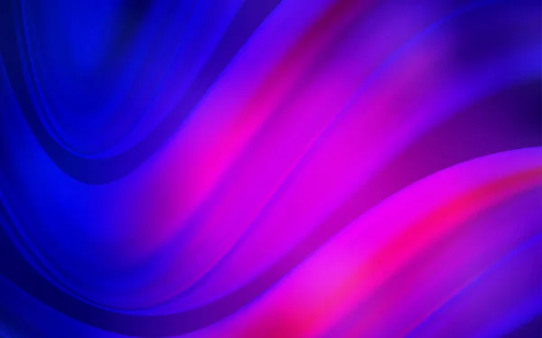 Hellrosa Blauer Vektorhintergrund Mit Gebogenen Bändern Brandneue Farbige Illustration Marmorstil — Stockvektor