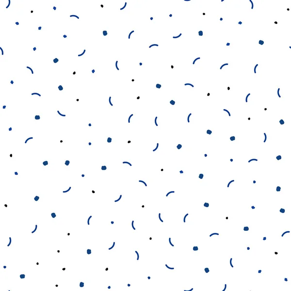 Темно Синий Вектор Безseambackdrop Точками Линиями Современная Абстрактная Красочная Иллюстрация — стоковый вектор
