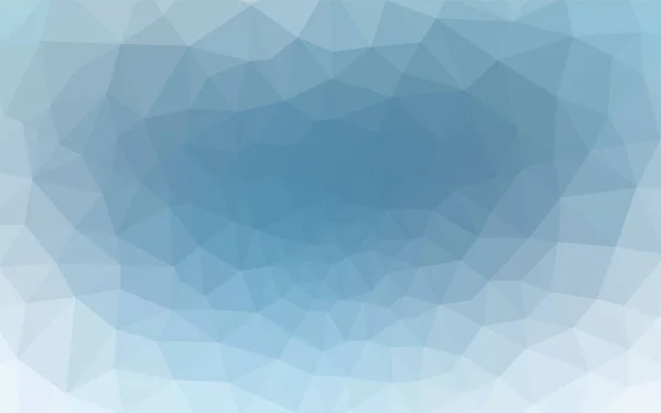 Vecteur Bleu Clair Brillant Couvercle Triangulaire Illustration Polygonale Brillante Composée — Image vectorielle