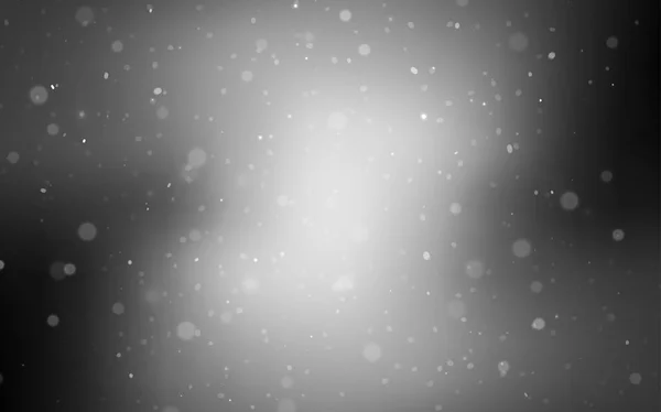 明るい雪の結晶ライト グレー ベクトル レイアウト 装飾的な抽象テンプレート上に雪にイラストを輝いています 新年のチラシのパターンを使用することができます — ストックベクタ