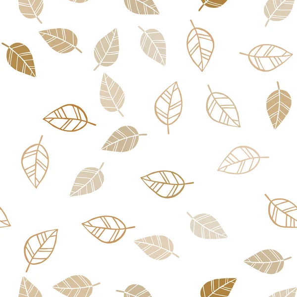 Vert Clair Motif Doodle Vectoriel Jaune Sans Couture Avec Des — Image vectorielle