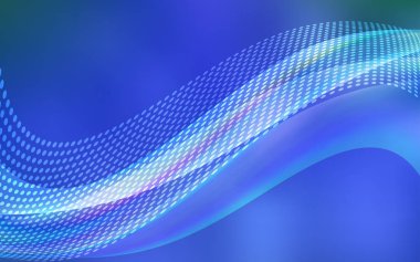 Daire, üçgen ışık mavi vektör şablonu. Glitter soyut resim bağlantı üçgen yapısı ile. Tasarım, iş reklam için.