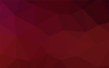 Koyu kırmızı vektör üçgen mozaik kapak. Noktalı resim stili üçgenler ile yaratıcı çizimde. Desen için bir marka kitabın zemin.