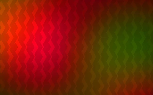 Темний Зелений Червоний Векторний Фон Прямими Лініями Розмитий Декоративний Дизайн — стоковий вектор