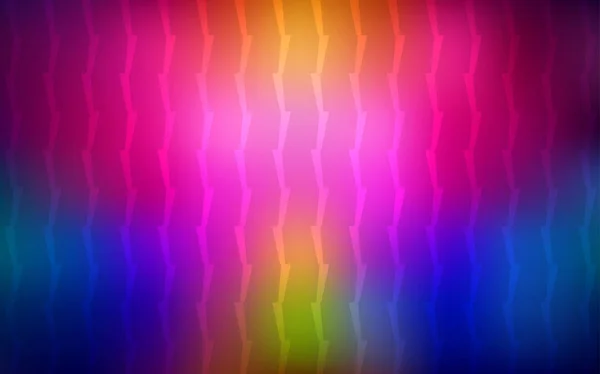 Темно Багатобарвна Векторна Обкладинка Стрічками Декоративна Блискуча Ілюстрація Лініями Абстрактному — стоковий вектор