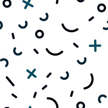 Hafif mavi vektör sorunsuz arka plan çizgilerle, oval. Sorunsuz şekilde abstact Degrade çizgiler kümesi ile. Duvar kağıdı, kumaş üreticileri için modaya uygun bir tasarım.