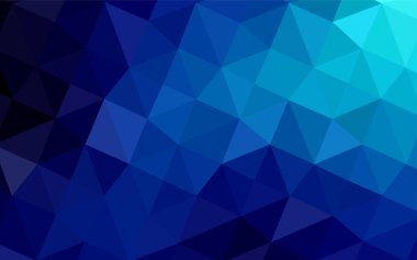 Koyu mavi parlayan üçgen düzen vektör. Renkli resimde gradyan ile soyut tarzda. Yeni şablon-ebilmek var olmak kullanılmış için marka kitap.