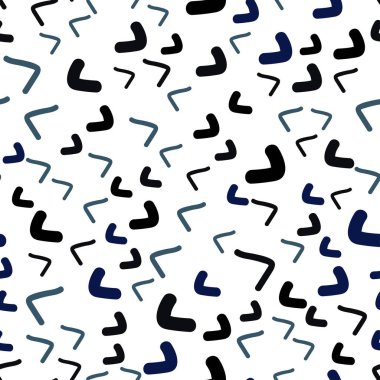 Koyu mavi vektör bükülmüş hatları ile sorunsuz şablonu. Degrade mermer stiliyle yepyeni renkli resimde. Yeni bir doku için reklam, kitapçıklar, broşürler.