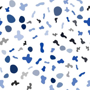 Eğri daireler ile sorunsuz arka plan ışık mavi vektör. Renkli resimde gradyan ile soyut mermer tarzında. İş tasarımınız için tamamen yeni bir şablon.