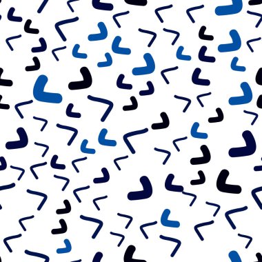 Koyu mavi vektör eğri daireler ile sorunsuz arka plan. Bulanık kabarcık şekillerle bir örnek. Cep telefonu arka plan için şablon.