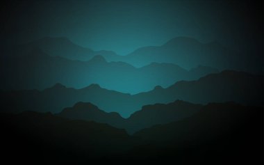 Koyu mavi vektör desen eğri daireler ile. Degrade kabarcıkları ile bulanık geometrik örnek. Marka kitap için zarif desen.