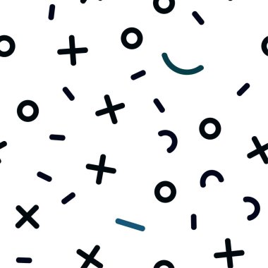 Hafif mavi vektör satırları unsurları ile sorunsuz doku. Yinelenen satırları, dekoratif soyut tasarım daireler. Desen tasarım kumaş, duvar kağıtları.