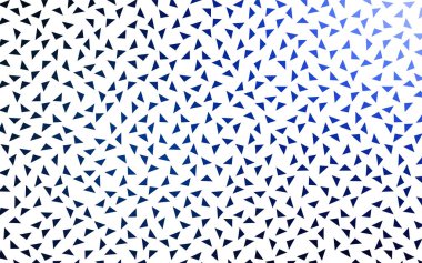 Koyu mavi renkli arka plan, vektör olan üçgen oluşur. Desen beyaz arka plan üzerinde renkli üçgen ile.