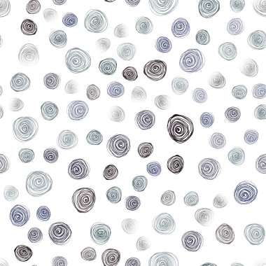 Koyu mavi vektör sorunsuz bulanık doku doodle. Çiçekli modern geometrik soyut resim. Desen renkli kitap ve sayfaların çocuklar için için.