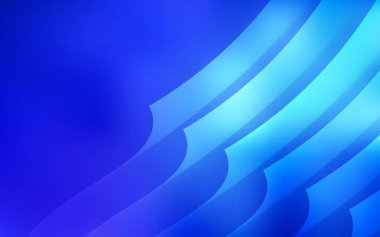 Stright çizgili koyu mavi vektör kapak. Bulanık arka plan gradyan ile satırlarda. Akıllı tasarım, iş reklam için.