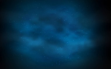 Gece gökyüzü yıldızlı koyu mavi vektör deseni. Büyük Ayı yıldızlı modern soyut illüstrasyon. İş ilanınız için akıllı tasarım.