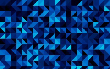 Koyu mavi vektör düşük Poli şablonu. Glitter soyut resim zarif bir tasarıma sahip. Poligonal tasarım web siteniz için kullanılabilir.