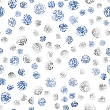 Koyu mavi vektör sorunsuz doğal arka plan. Hint tarzı çiçekli bulanık dekoratif tasarım. El boyalı tasarım web, sarma, duvar kağıdı için.