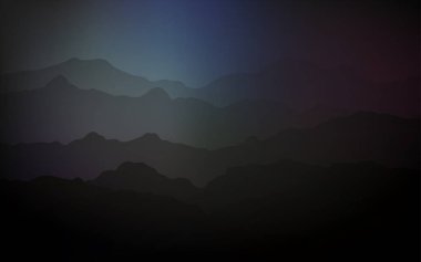 Koyu mavi vektör arka plan eğri daireler ile. Bir belirsiz sirkumfleks soyut örnek gradyan ile. Marka kitap yeni kompozisyon.