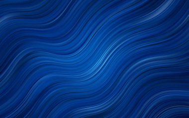 Kabarcık şekillerle koyu mavi vektör arka plan. Zarif bir parlak örnek gradyan ile. İşiniz için en iyi bulanık tasarım.