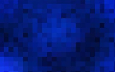 Koyu mavi vektör dikdörtgenlerden oluşan çokgen çizim. İşiniz için dikdörtgen tasarım. Origami tarzında gradyan ile yaratıcı geometrik arkaplan.