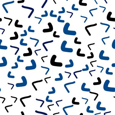 Koyu mavi sorunsuz balonu şekiller şablonuyla vektör. Degrade yarı ton mermer stiliyle yaratıcı çizimde. İş tasarımınız için mermer stili.