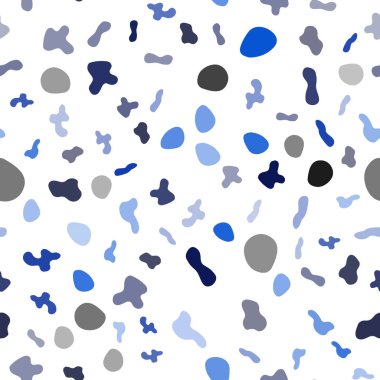 Hafif mavi vektör sorunsuz lav şekiller şablonuyla. Degrade mermer stiliyle yepyeni renkli resimde. Marka kitap yeni kompozisyon.