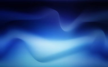 Koyu mavi vektör şablon bükülmüş şeritler. Zarif bir parlak örnek gradyan ile. Arka plan için dokulu dalga deseni.