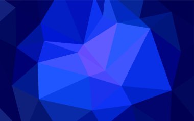 Koyu mavi soyut poligonal şablon vektör. Glitter soyut resim zarif bir tasarıma sahip. Bu desen bir marka kitap bir parçası olarak kullanılabilir.