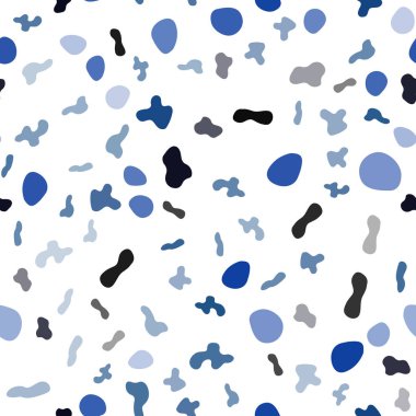 Hafif mavi vektör sorunsuz arka lamba şekillerle. Glitter soyut illüstrasyon alaycı hatları ile. Cep telefonu arka plan için şablon.