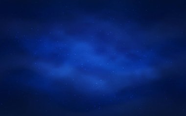 Gece gökyüzü yıldızlı koyu mavi vektör deseni. Büyük Ayı yıldızlı modern soyut illüstrasyon. Reklamınız, posteriniz, afişiniz için en iyi tasarım.