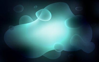 Koyu mavi vektör şablon bükülmüş şeritler. Memphis tarzı gradyan ile yepyeni renkli resimde. İşiniz için en iyi bulanık tasarım.