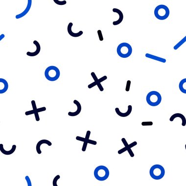 Hafif mavi vektör sorunsuz arka plan çizgilerle, oval. Beyaz arka plan üzerinde satırlarının illüstrasyon tekrarı ile. Desen tasarım pencere panjur, perdeler.