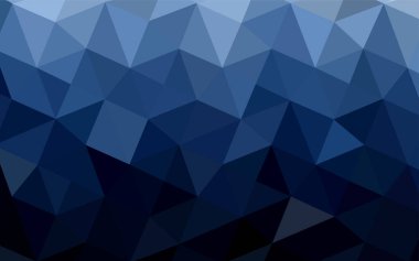 Koyu mavi vektör soyut mozaik arka plan. Gradyan ile renkli soyut resimde. Yeni şablon-ebilmek var olmak kullanılmış için marka kitap.