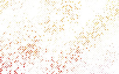 Çemberli koyu mavi vektör deseni. İş tasarımınız için geometri şablonu. Renkli kürelerle arka plan.