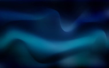 Çizgili, oval koyu mavi vektör desen. Bandy çizgilerle modern degrade soyut resim. Marka kitap yeni kompozisyon.