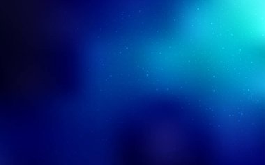 Samanyolu yıldızlı koyu mavi vektör dokusu. Bulanık arkaplandaki ve gradyanı olan uzay yıldızları. Astroloji web siteleri için desen.