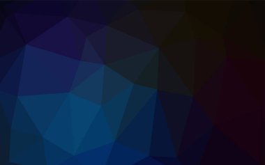 Koyu mavi soyut poligonal desen vektör. Renkli resimde gradyan ile poligonal tarzı. Yeni şablon-ebilmek var olmak kullanılmış için marka kitap.