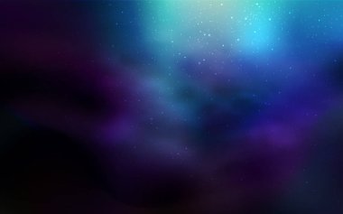 Astronomik yıldız ile koyu mavi vektör kapak. Büyükayı yıldız ile modern soyut resim. Akıllı tasarım, iş reklam için.