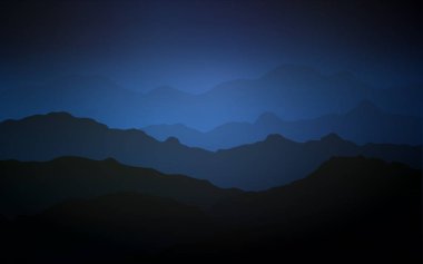 Koyu mavi vektör desen lav şekillerle. Gradyan ile dağ tarzında yaratıcı geometrik şekil. Cep telefonu arka plan için şablon.