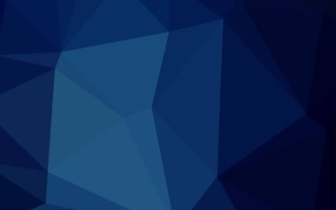 Koyu mavi vektör düşük poli doku. Gradyan ile poligonal soyut resim. Yeni şablon-ebilmek var olmak kullanılmış için marka kitap.