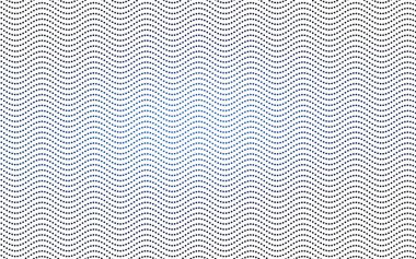 Koyu mavi vektör afiş daireler, Küre ile. Soyut noktalar. Yarı ton tarzı renkli gradyan ile arka plan sanat bubbles.