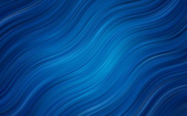 Koyu mavi vektör balonu şekiller şablonuyla. Zarif bir parlak örnek gradyan ile. İş tasarımınız için tamamen yeni bir şablon.