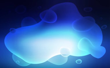 Koyu mavi vektör şablon soyut daireler ile. Tamamen yeni bir renk illüstrasyon memphis tarzı. Marka kitap için zarif desen.