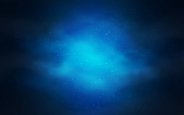 Koyu mavi vektör doku Samanyolu yıldız ile. Glitter soyut illüstrasyon renkli kozmik yıldız ile. Akıllı tasarım, iş reklam için.