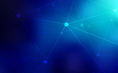 Daire, üçgen koyu mavi vektör şablonu. Soyut illüstrasyon renkli diskler ve üçgenler ile. Desen-ebilmek var olmak kullanılmış için güzel web siteleri.