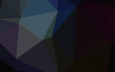 Koyu mavi vektör Çokgen soyut düzeni. Geometrik şekil gradyan ile Origami tarzında. İş tasarımınız için üçgen desen.